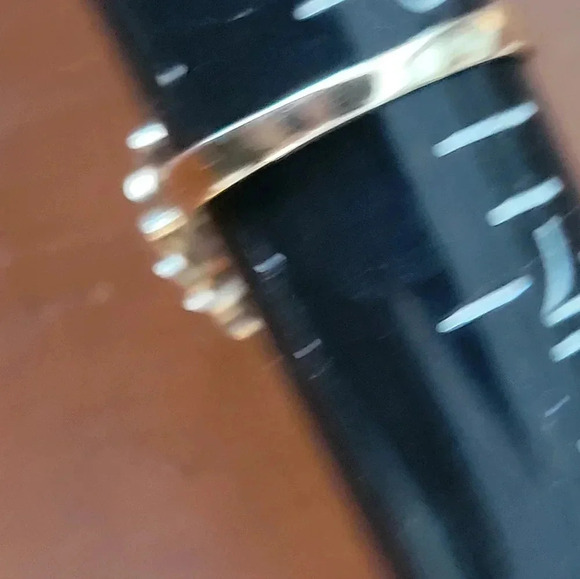 VINTAGE 14K YELLOW GOLD HAND MADE NATURAL SAPPHIRE RING BASKET DESIGN SIZE 7 3/4 - Picture 13 of 14